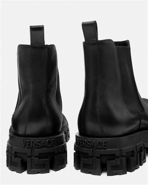 versace flat boots|versace boots for men.